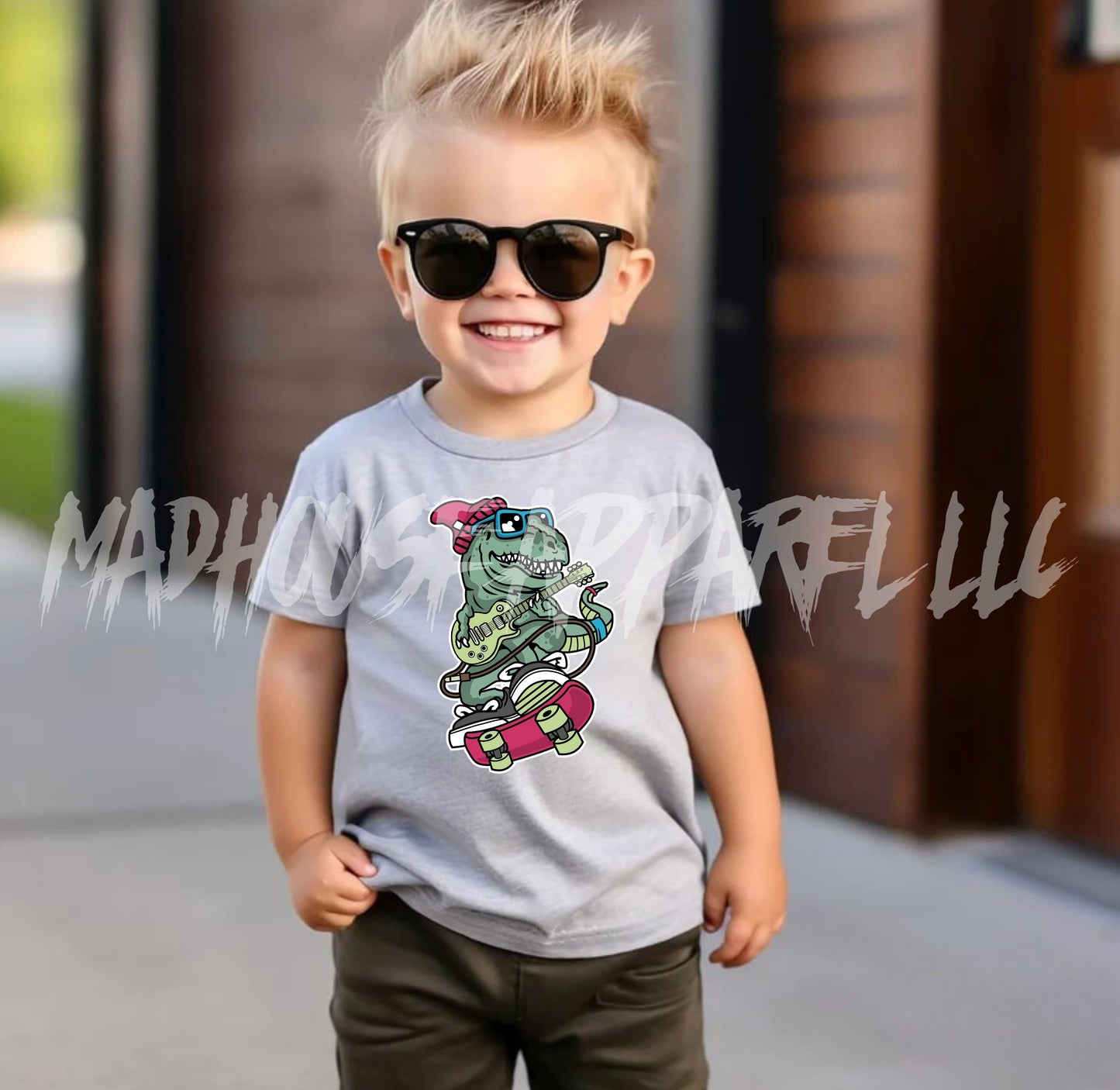 Rockin' T-Rex Kids Shirt