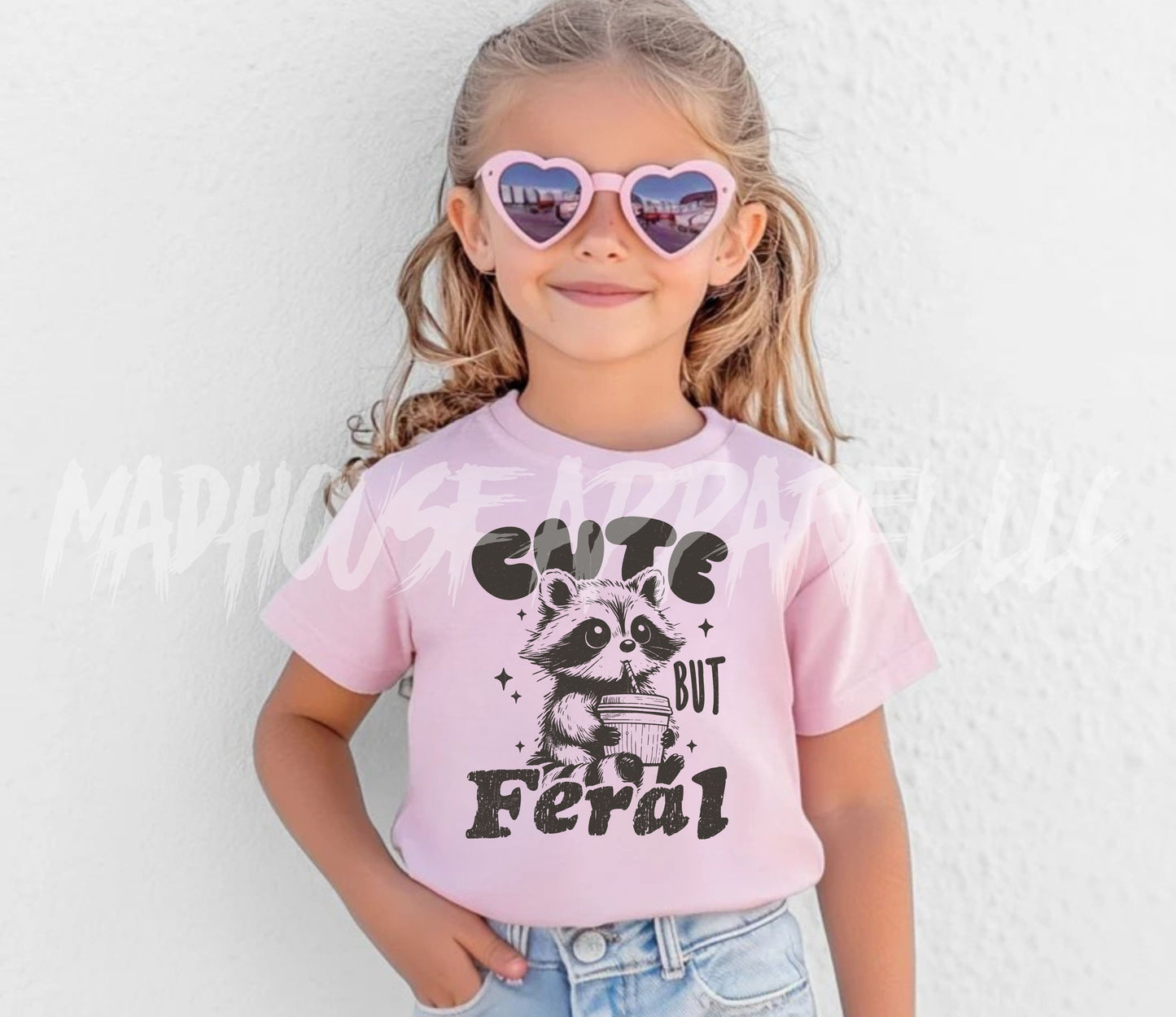 Cute But Feral Kids Shirt