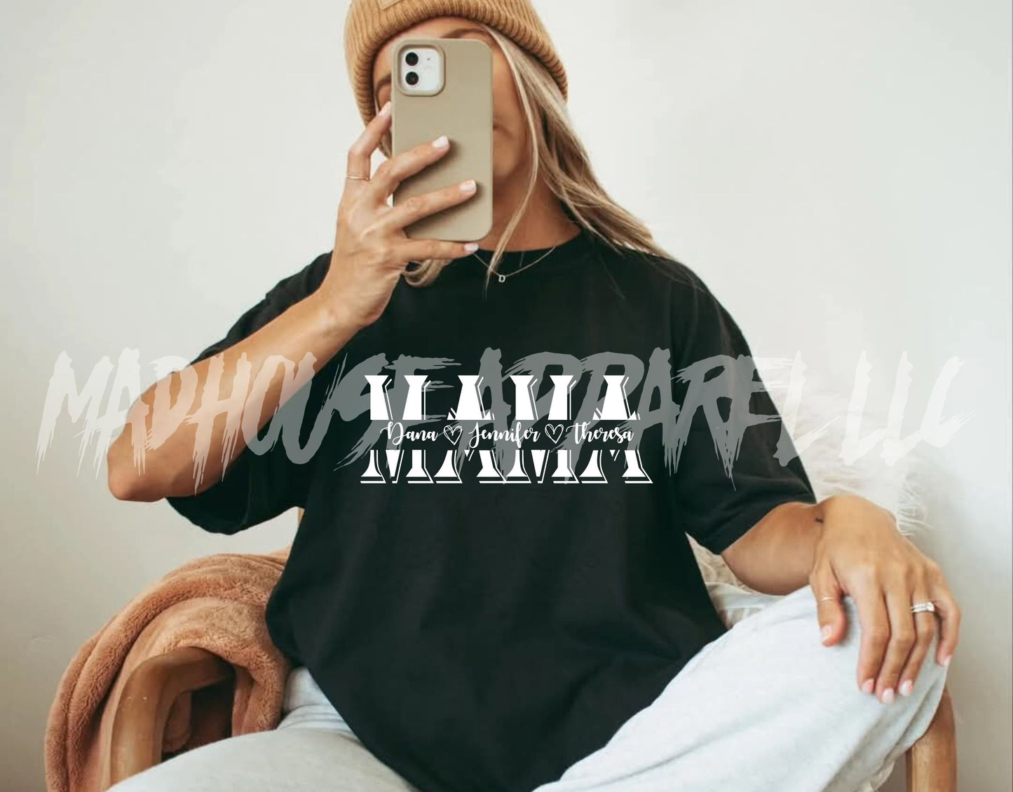 Mama and Kids Names Custom Shirt
