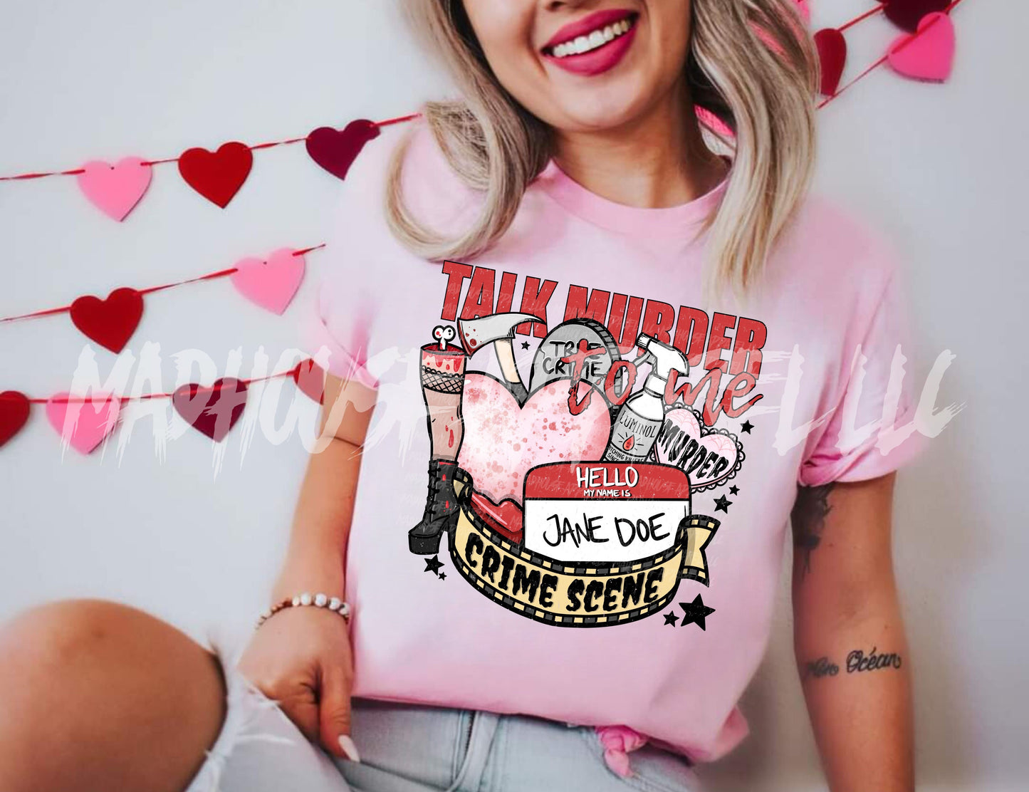 Talk Murder To Me Valentine Shirt