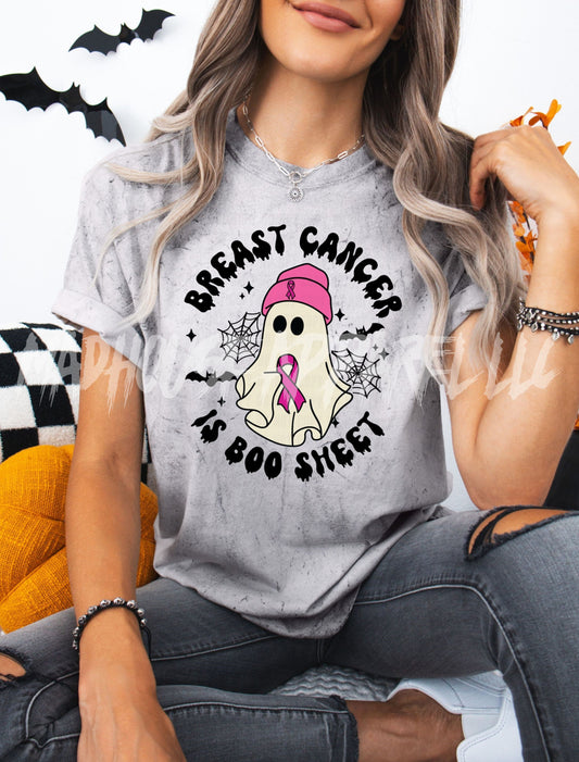 Breast Cancer Is Boo Sheet Shirt