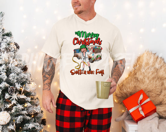 Merry Christmas Shitter Was Full Shirt