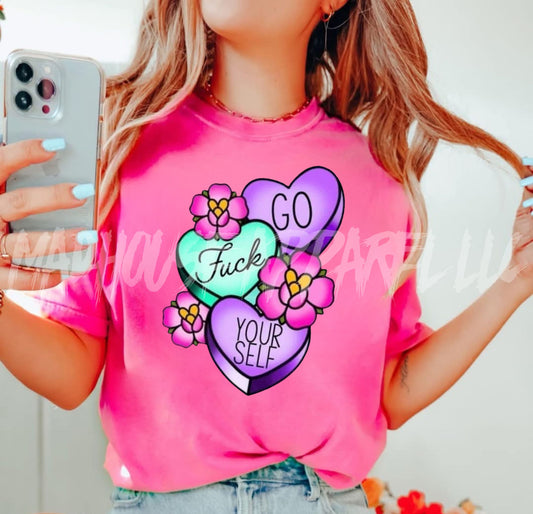 Go F Yourself Valentine Shirt