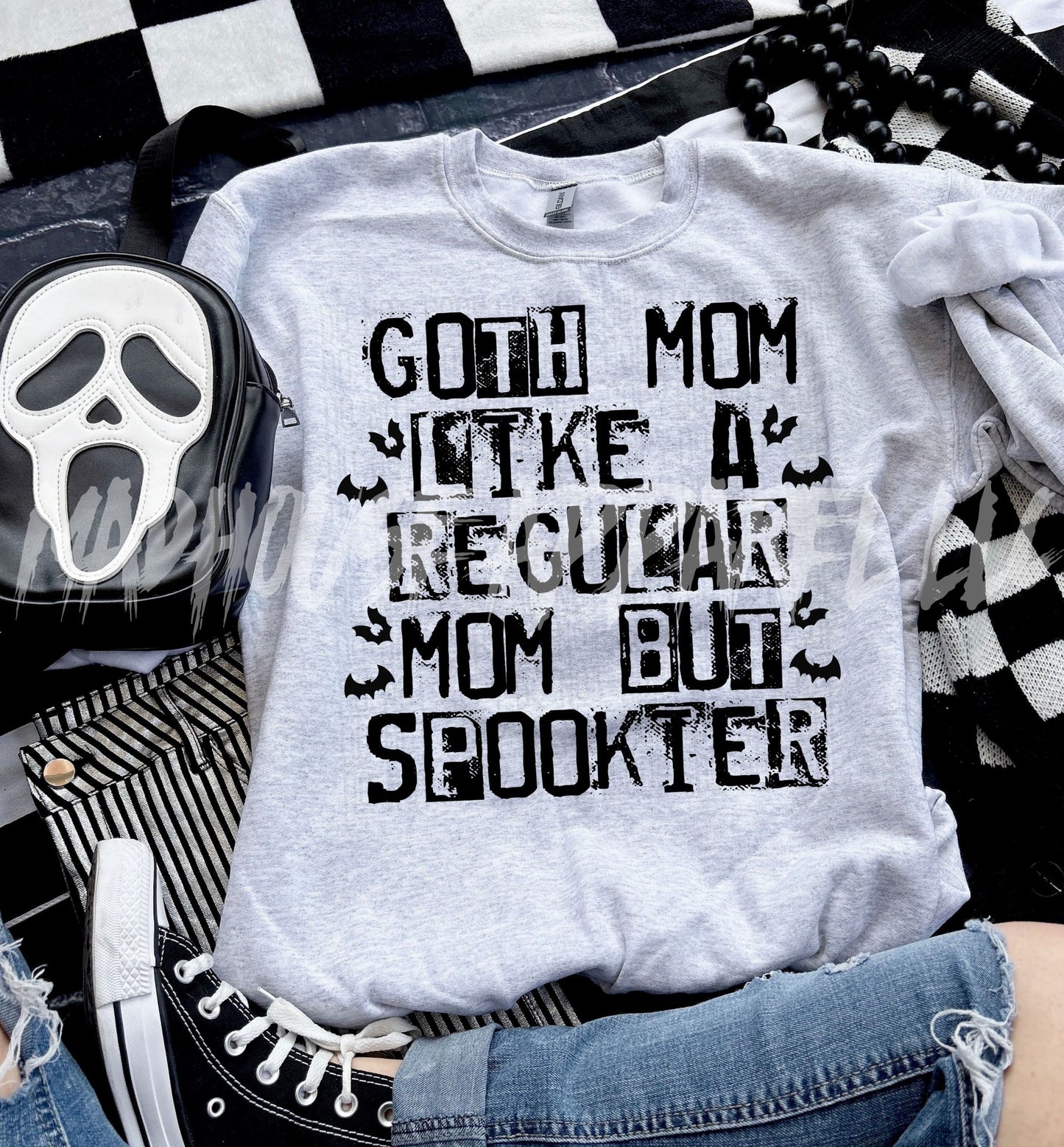 Goth Mom, Like A Regular Mom But Spookier Sweatshirt