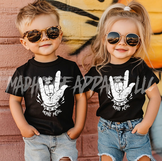 Stand for Heavy Metal Kids Shirt