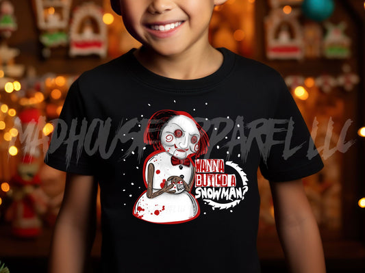 Wanna Build a Snowman? Kids Shirt