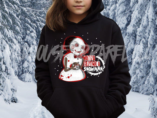 Wanna Build a Snowman? Kids Hoodie